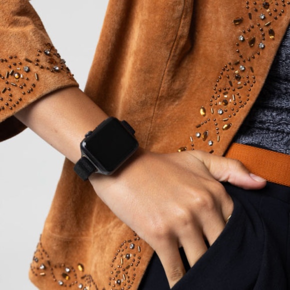 Braxley Apple Watch Band - Slim Blackout - Picture 3 of 5